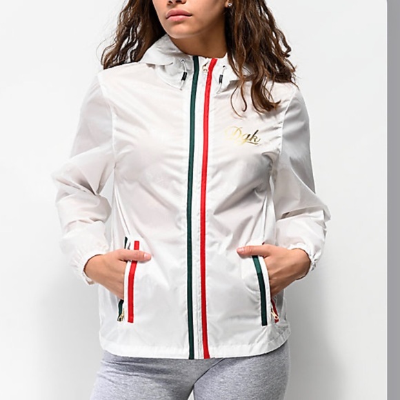 DGK Jackets & Blazers - Women’s DGK white windbreaker
